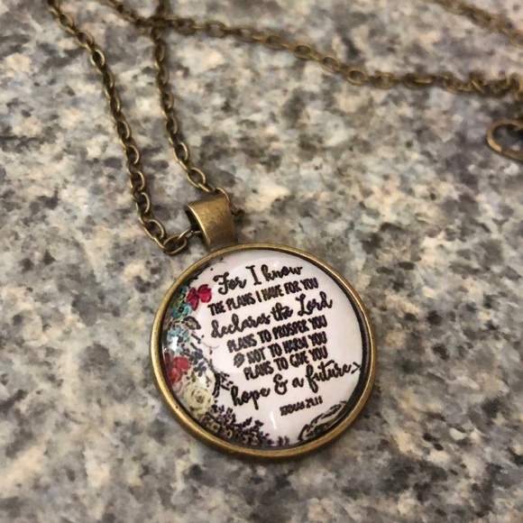 Bible verse necklace - Picture 1 of 5